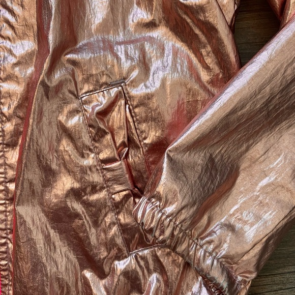 Girls’ Pink Metallic Jacket - Picture 4 of 4